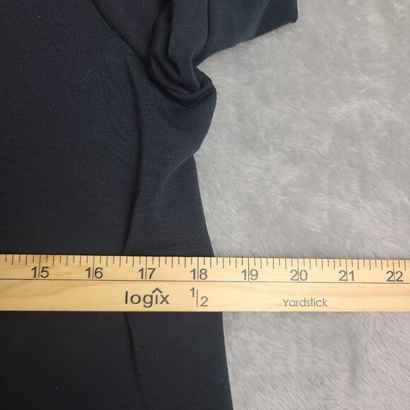 Women’s Under Armour Rival Terry Crew Long Sleeve Large Shirt Black sweatshirt - Picture 3 of 6